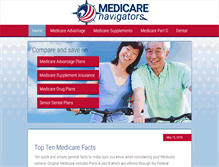 Tablet Screenshot of medicarenavigators.com